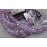 6 mm Gemstone Round Bead Bracelet - 10 pcs pack - Lavender Jade
